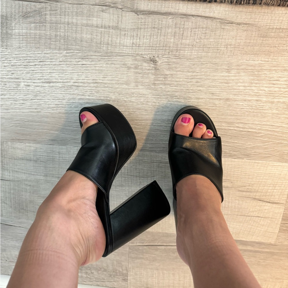 Platform Block Heel - image 1